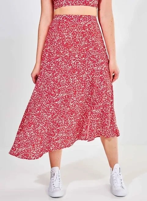saia midi assimétrica estampa floral liberty saia midi assimétrica estampa floral liberty