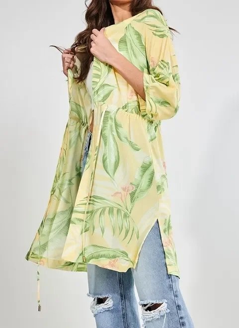 kimono estampa tropical kimono estampa tropical