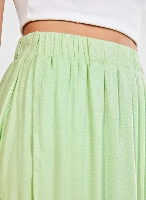 saia longa transpassada verde clara saia longa transpassada verde clara