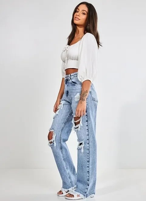 blusa cropped ombro a ombro com manga blusa cropped ombro a ombro com manga