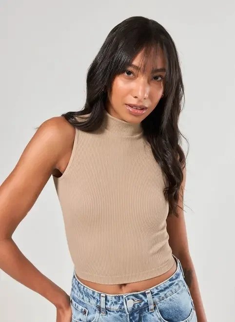 cropped poliamida seamless com golinha cropped poliamida seamless com golinha