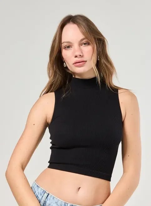 cropped poliamida seamless com golinha cropped poliamida seamless com golinha