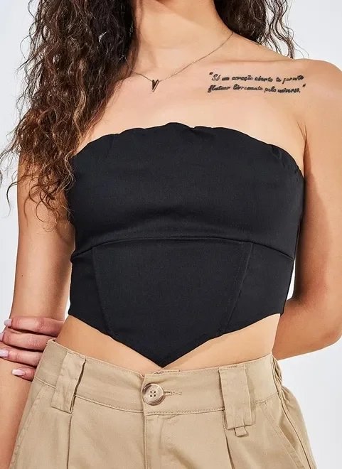 top cropped lenço top cropped lenço