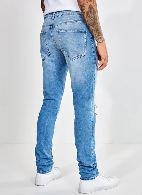 calça jeans skinny azul claro calça jeans skinny azul claro