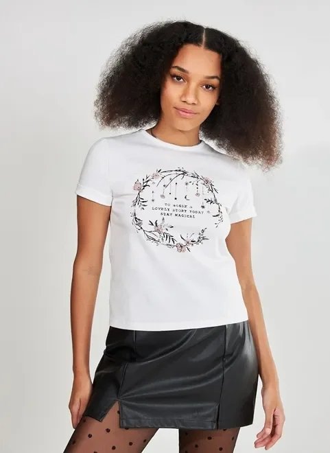 blusa baby look estampa romântica blusa baby look estampa romântica