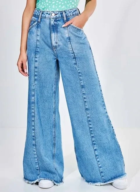 calça wide leg cintura alta calça wide leg cintura alta