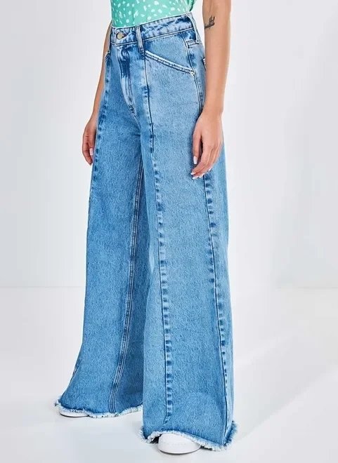 calça wide leg cintura alta calça wide leg cintura alta