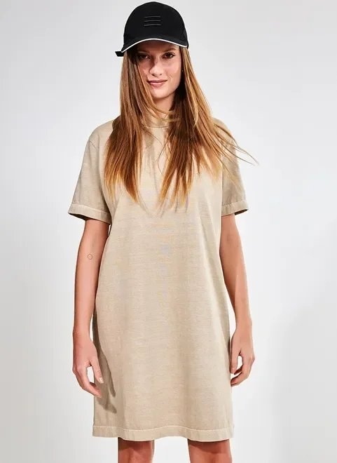 vestido camisetão liso vestido camisetão liso