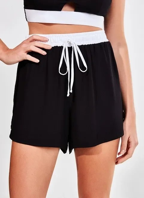 short preto e branco short preto e branco