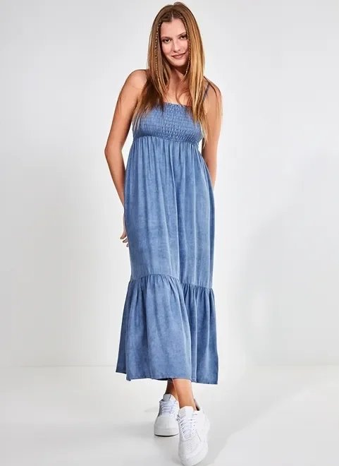 vestido saia azul jeans vestido saia azul jeans
