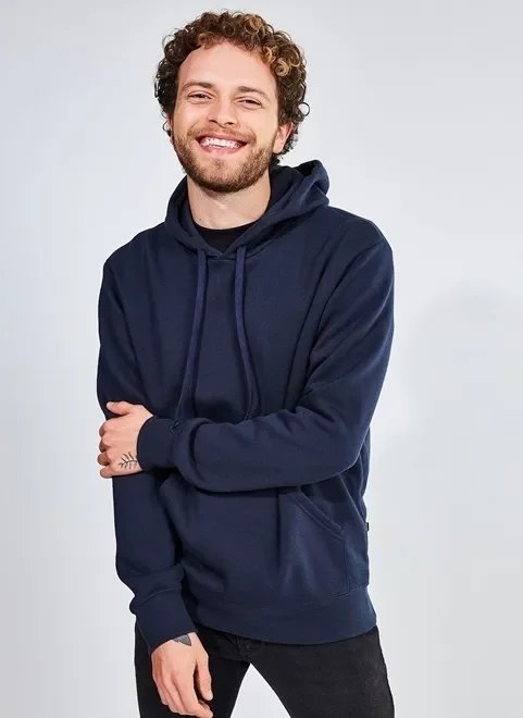 moletom básico azul marinho moletom básico azul marinho