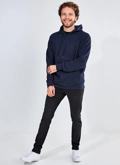 moletom básico azul marinho moletom básico azul marinho