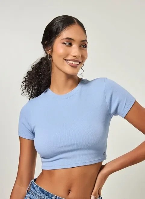 blusa básica cropped blusa básica cropped