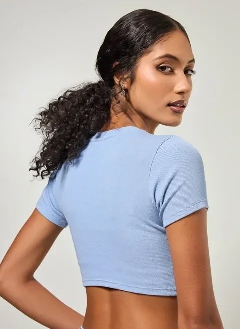 blusa básica cropped blusa básica cropped