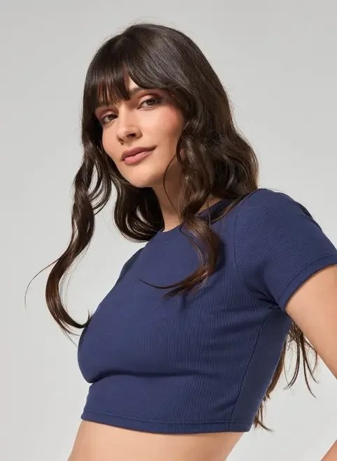 blusa básica cropped blusa básica cropped