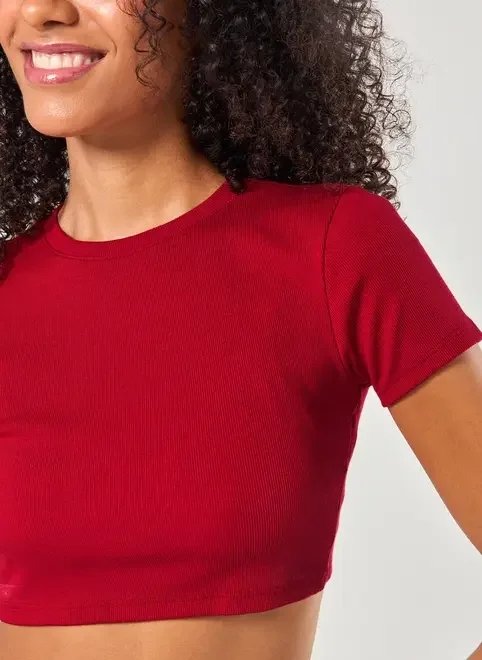 blusa básica cropped blusa básica cropped