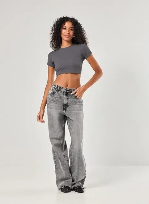 blusa básica cropped blusa básica cropped