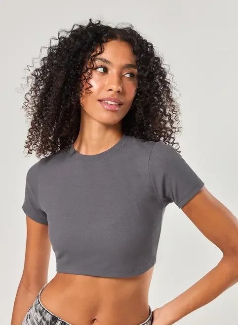 blusa básica cropped blusa básica cropped