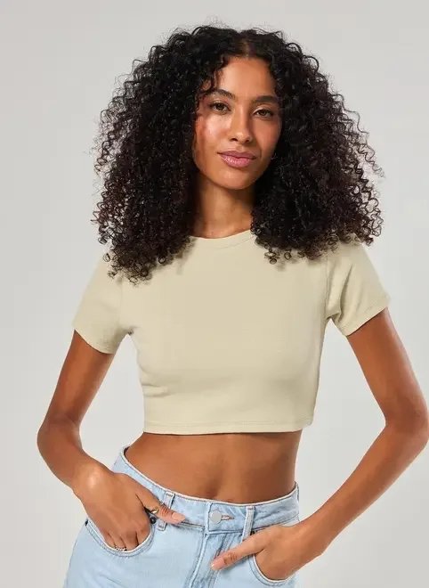 blusa básica cropped blusa básica cropped