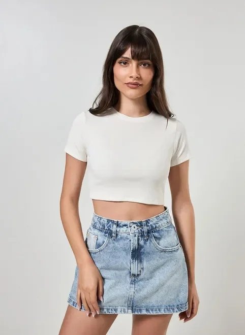 blusa básica cropped blusa básica cropped