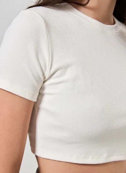 blusa básica cropped blusa básica cropped