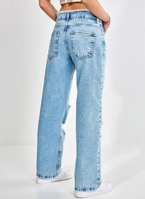 calça jeans skater cintura baixa calça jeans skater cintura baixa