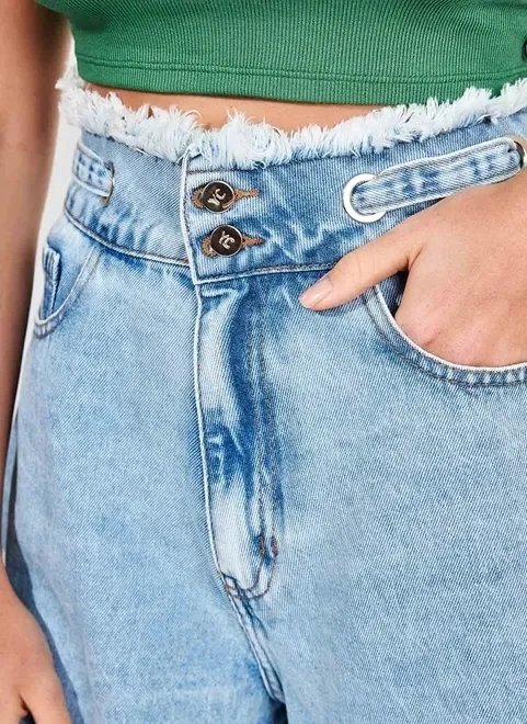 short jeans godê cintura alta short jeans godê cintura alta