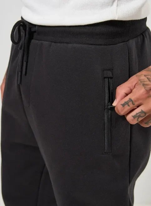 calça de moletom jogger básica calça de moletom jogger básica