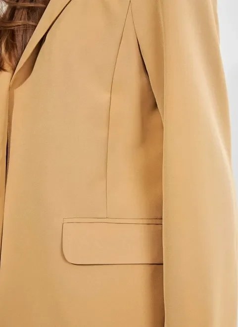 blazer alongado areia blazer alongado areia