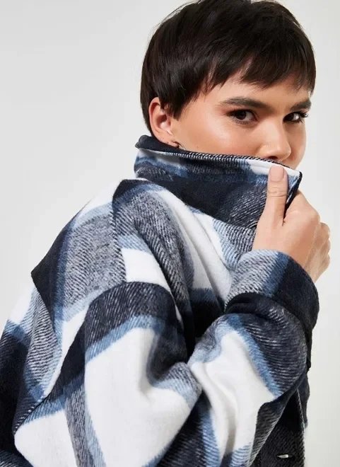 jaqueta estilo camisa xadrez jaqueta estilo camisa xadrez