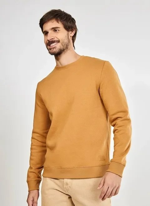 moletom básico sem capuz moletom básico sem capuz