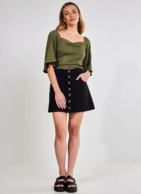 blusa verde militar meia manga blusa verde militar meia manga