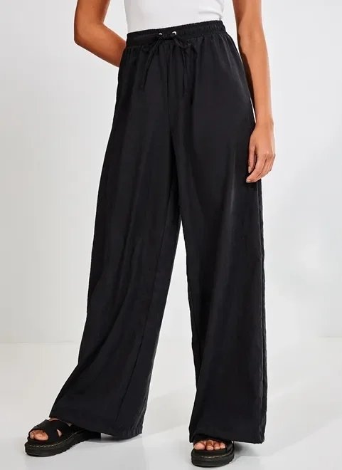 calça pantalona preta calça pantalona preta