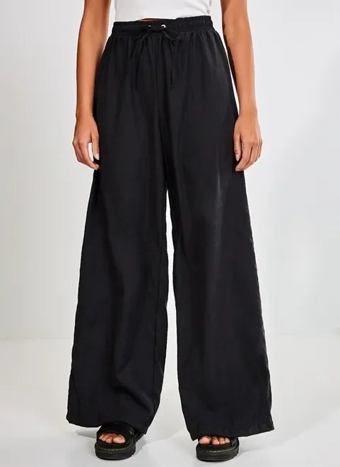 calça pantalona preta calça pantalona preta