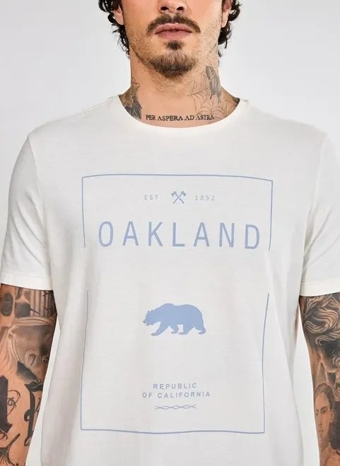 camiseta alongada off-white califórnia camiseta alongada off-white califórnia