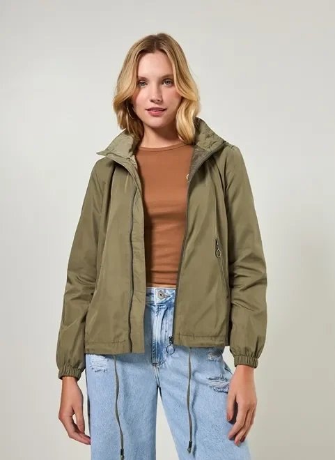 jaqueta corta vento verde militar jaqueta corta vento verde militar