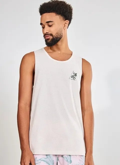 regata botonê off-white coqueiro regata botonê off-white coqueiro