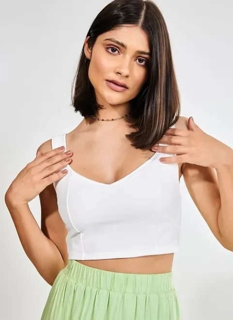 cropped regata justo off-white cropped regata justo off-white