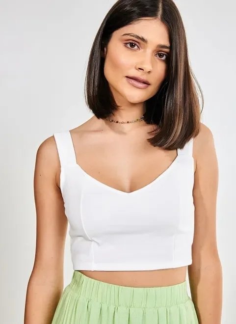 cropped regata justo off-white cropped regata justo off-white
