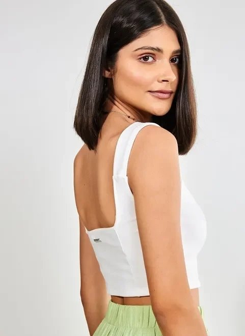 cropped regata justo off-white cropped regata justo off-white