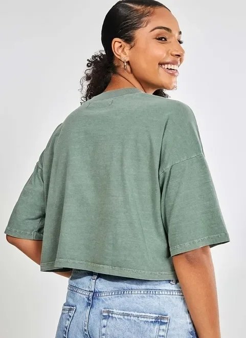 blusa cropped verde coffee blusa cropped verde coffee