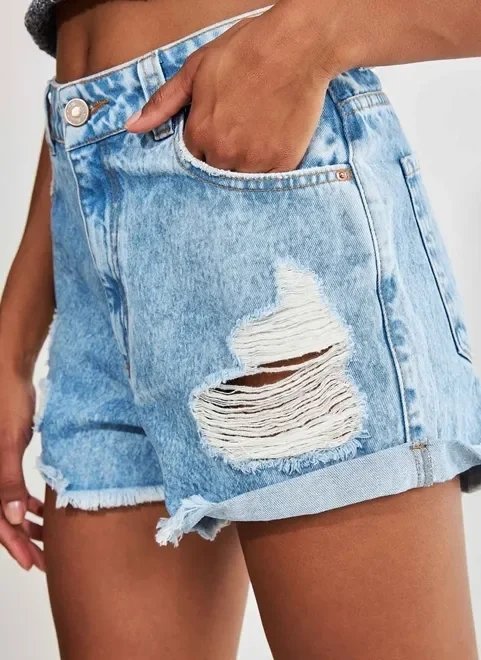 short jeans marmorizado destroyed short jeans marmorizado destroyed