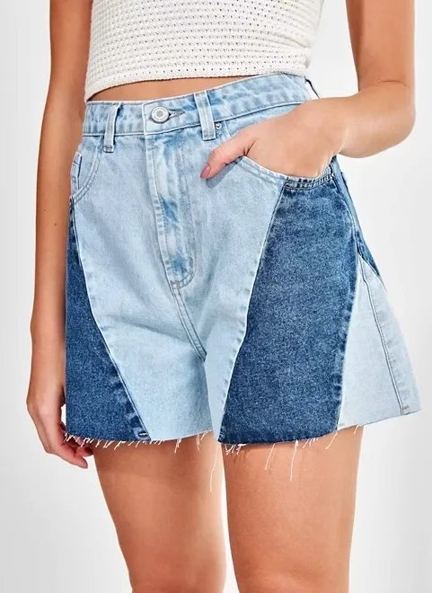 shorts jeans patchwork shorts jeans patchwork