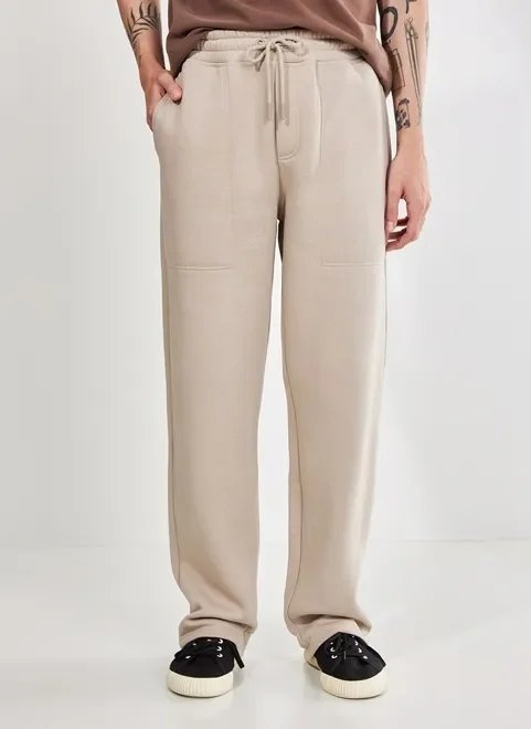 calça de moletom básica reta calça de moletom básica reta