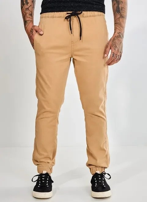 calça jogger masculina caqui calça jogger masculina caqui
