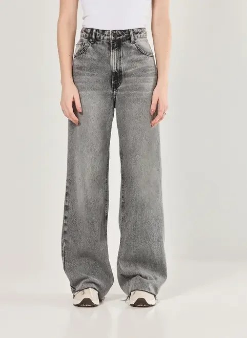 calça jeans wide leg cintura alta calça jeans wide leg cintura alta