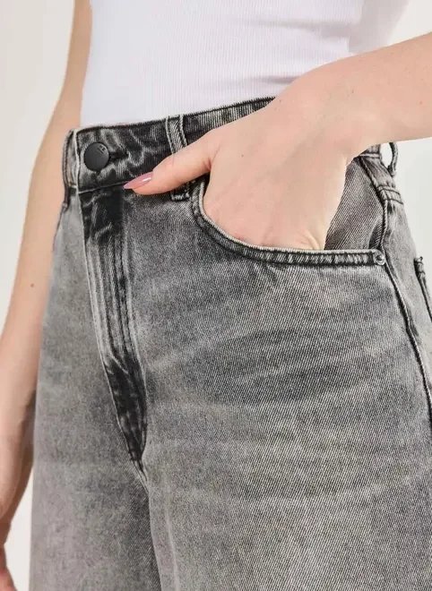 calça jeans wide leg cintura alta calça jeans wide leg cintura alta