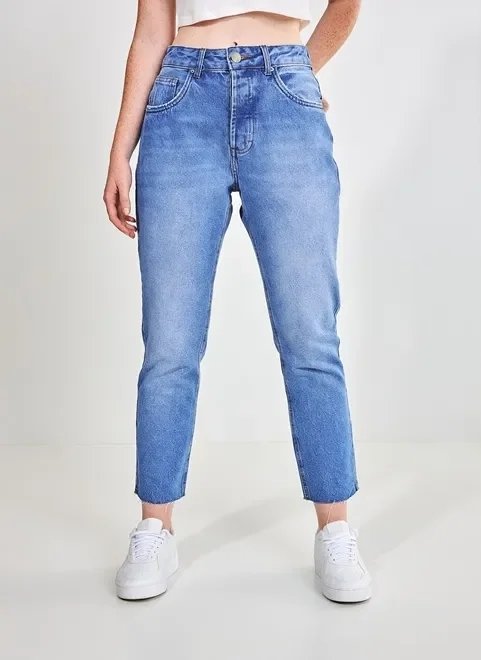 calça jeans reta azul calça jeans reta azul