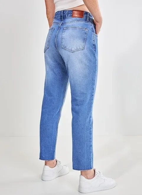 calça jeans reta azul calça jeans reta azul