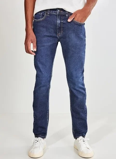 calça jeans skinny azul calça jeans skinny azul